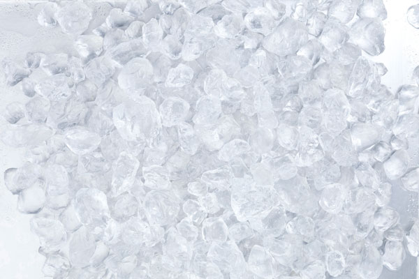a close up shot of some crushed ice